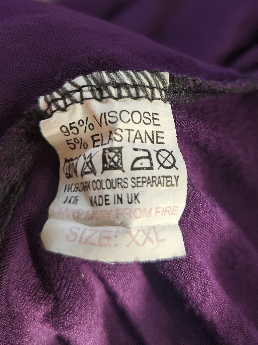 Purple Tube Top Size XXL โ Excellent Condition - Picture 5 of 5